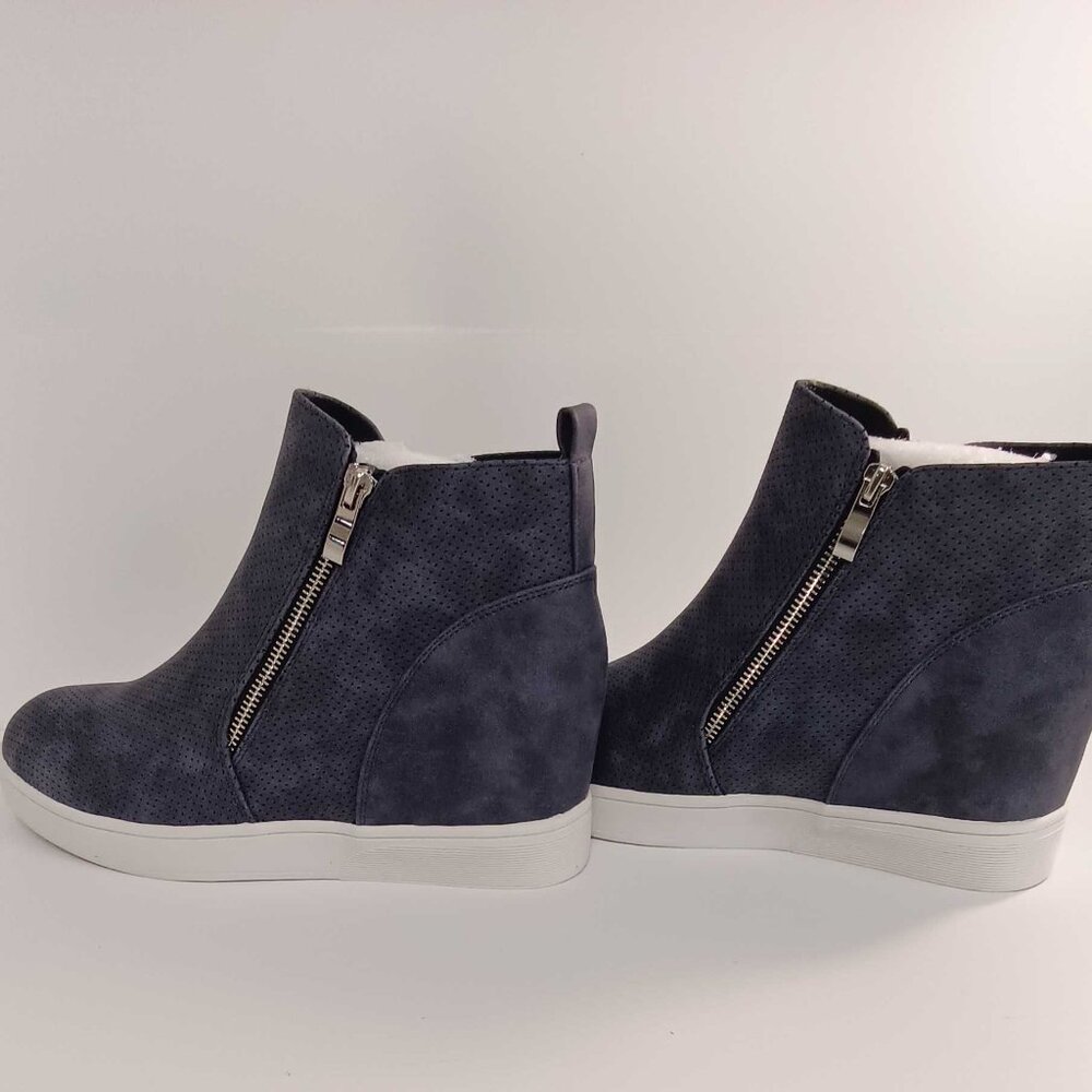 Journee Collection Women's Pennelope Fashion Sneakers - Blue 10